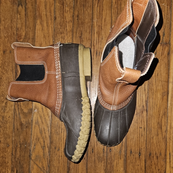 Ll bean pull on Chelsea leather duck boots sz 11 women/ 9 men - Picture 8 of 10